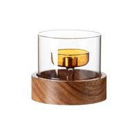 Glass Incense Holder, Decorative Burner Stand, Removable Ash Collector