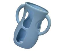 Glass Kids Bottle Silicone Sleeve | Robust Material Easy To Mount Feeding Bottles Holder With Handles | Convenient Cleaning Anti-Drop And Shockproof Bottles Holder,Protect Kids Bottle