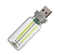 Glass Lamp - Vintage LED Touch Control Warm Lighting 1 pz 2,75" | No Glare Dimmable Ambient Desk Lamp, Glowing Bedside Table Light, Room Accent | For Bedside Bedroom Office Nursery