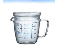 Glass Microwave Jug with Lid Tazza Di Microonde Bambino Misurino Da Forno
