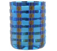 Glass Of Venice Bicchiere da liquore, in vetro di Murano, 59 ml, design martellato Millefiori, colore: blu, per liquore, limoncello, tequila, vodka, sakè, fatto a mano a Venezia, Italia