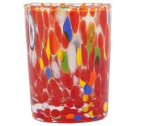 Glass Of Venice Bicchiere da liquore in vetro di Murano italiano, 56,7 g, design artistico con schizzi di colore, per liquore, limoncello, tequila, vodka, sake, fatto a mano a Venezia, Italia