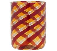 Glass Of Venice Bicchiere da liquore in vetro di Murano italiano, 59 ml, design filigrana rosso, per liquore, limoncello, tequila, vodka, sake, fatto a mano a Venezia, Italia
