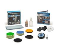 GLASS POLISH DIY Kit di Rimozione Graffi su Vetro 75 mm per Lucidatura Efficace con Trapano o Lucidatrice, Ripara Graffi Profondi, Elimina Danni Superficiali e Ripristina Chiarezza e Brillantezza