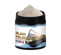 Glass Polishing Kit - Scratch Repair Compound for Auto Window Lens Care | 80g Buffing Paste with Soft Sponge Applicator, Smoothing Coating for Headlight Eyeglass Watch Jewelry Surfaces Restoration