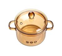 Glass Pots Slow Cooker CookwareGlass Heat-Resistant Clear Cookware with Lid