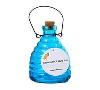 Glass Reusable Bee Catcher | Glass Wasp Trap Smallhanging Honeypot,Portable Hornet Catcher Hanging Jar, Effective Control For Orchard Tree Garden Patio
