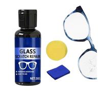 Glass Scratch Remover - 30ml Scratch Removal Lotion, Eyeglasses Cleaning Coated Cream with Shine, Compact Bottle with Balance, Lens Care Organizer, Repair Supplies for Sunglasses, Window, Screen