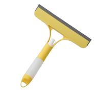 Glass Squeegee - Lightweight Scrubber Scraper, Ergonomic Handle Brush, Window Cleaner Tool, Long Lasting Tile Mirror Wiper | Portable Cleaning Accessory For Kitchen Car Home Bathroom Shower