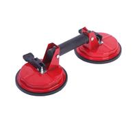 Glass Suction Cups Double-Claw Metal Dent Puller Red