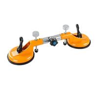 Glass Suction Cups, Secure Corner Adhesion, 44.5cm, Adjustable Suction Cup Tool, Heavy Duty Lifter Handle, Firm Surfaces Adhesion, for Granite Stone Marble