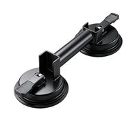 Glass Suction Cups - Vacuum Wall Mount Lifter | 115mm Tile Suction Cup Tool with 140kg Vertical Power, Thickened Aluminum Alloy Handle for Bathroom Furniture Carpet Floor Home Indoor Garage Use