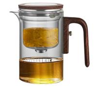 Glass Teapot - Teapot | Tea Kettle | 600ml Tea Pot Strainer Kettle Tea Kettle With Infuser, Loose Leaves Teapots With Infuser For Home, Tea Room, Restaurant Brewing, Filtering - Tea Maker