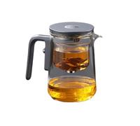 Glass Teapot With Infuser, Leakage Proof Tea Infuser Kettle, Tea Infuser Tea Kettle, Press Control Teapots, Tea Teapot, Flower Tea Glass Teapot, Infuser Teapot For Home and Traveling