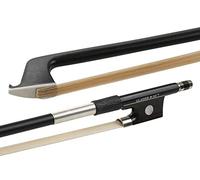 GLASSER Archetto per Violino, Carbon Graphit, Made in USA, 2000X-18, Rivestimento in nickel-silver, per 1/8 Violino