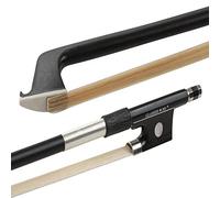 GLASSER Archetto per Violino, Carbon Graphit, Made in USA, 2000X-34, Rivestimento in nickel-silver, per 3/4 Violino