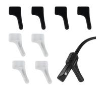 Glasses Ear Hooks - Anti-Slip Silicone Comfortable Eyeglass Frame, Temple Cushions & Grippers | Flexible Soft Spectacle Arm Retainer Holders For Sports, Active Kids, Adults And Sunglasses, 4*Pairs