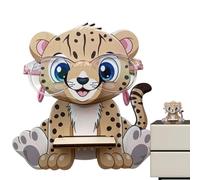 Glasses Stand - Wood, Standard Size Glasses Holder Cute And Vivid Design | Animal-Shaped Desktop Accessory, Functional Decor For Office, Home, Bedroom, Halloween, Christmas, Valentine’s Day, Gifting