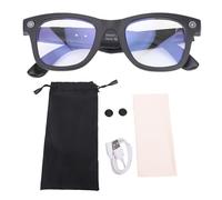 Glasses With Camera, Smart Glasses High Speed Bluetooth 5.3 Connection Wifi Fast Transfer Multi Functional Integration Excellent for Travel Learning