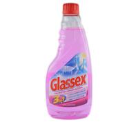 6 Pezzi Glassex Ricarica 500ml con Aceto Asciuga Rapido x Vetri Multiuso 3 in 1