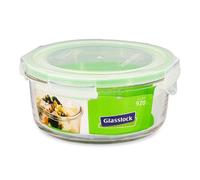 Glasslock Classic - Contenitore rotondo ermetico in vetro temperato da 0,9 l