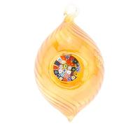 GlassOfVenice Ornamento di Natale Millefiori in Vetro di Murano - Marrone Dorato