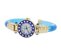 GlassOfVenice Orologio Bracciale Millefiori Murano - Blu