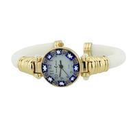 GlassOfVenice Orologio Bracciale Millefiori Murano - Oro Bianco