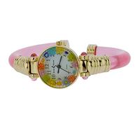 GlassOfVenice Orologio Bracciale Millefiori Murano - Oro Rosa Multicolor