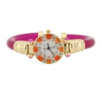 GlassOfVenice Orologio Bracciale Millefiori Murano - Rosso