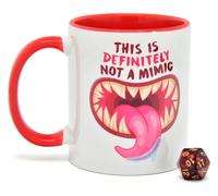 Glassstaff Gift Set Mug & Dice D20 Not a Mimic