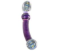 Glassvibrations - Vetro Doppio Dildo Purple Lover