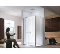 Glaszentrum Hagen - 80x80x195cm - Cabina doccia Athene - 8mm/6mm - senza piatto doccia