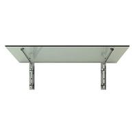 Glaszentrum Hagen - [Typ-CL] Vetro trasparente - Tettoia in vetro - Tettoia - padiglione - Tettoia della porta - Vetro stratificato di sicurezza incl (Typ - L, 190x90cm)