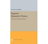 Glauco Cambon Eugenio Montale's Poetry (Copertina rigida)
