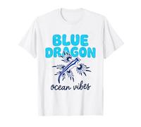 Glaucus Atlanticus Blue Dragon Sea Slug Creatura Maglietta