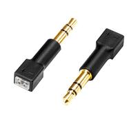 Glayent 1 paio di pin da 0,78 mm a 3,5 mm per cuffie M1 M2-1 WTD-3 pin di conversione per cuffie stereo fai da te facile da installare