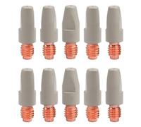 Glayent 10PCS 36KD Saldatura Punte di Contatto Rivestimento Proteggere M8 Ugello Gas Punta 0.8mm MIG Saldatura Torche Saldatura Strumento Parti