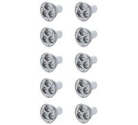 Glayent 10X GU10 Lampadina Ha 3 LED Caldo 3W 5W 12V