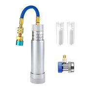 Glayent 134A Oil Dye Injector Kit A/C Cilindro di Riempimento e Rabbocco 'Olio di Refrigerazione con 2 Innesti Rapidi 2 Controlli 'Olio