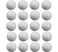 Glayent 20 Pz Air Golf Practice Balls, Foam Ball, Golf Training Indoor e Outdoor, per Tappetino da Cortile, Bianca