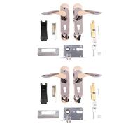 Glayent 2X Maniglia per Porta Domestica per Interni per Casa con Set di Chiavi con Serratura di Sicurezza Nel Lega di Alluminio
