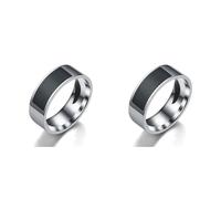 Glayent 2X NFC Smart Chip Ring Etichetta per Telefono Cellulare Smart Ring Tecnologia NFC Smart Ring Indossabile B
