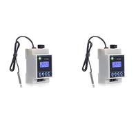 Glayent 2X XY-DT01 Regolatore di Temperatura Digitale -40-110 Centigrado Termostato Digitale Micro-Digitale con Display LCD E Sensore Impermeabile