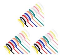 Glayent 30 Rotoli di Nastro per Sterilizzazione In Autoclave, Larghezza 0,24 Pollici, Lunghezza 216,5 Pollici, Nastro di Identificazione Degli Strumenti, 10 Colori