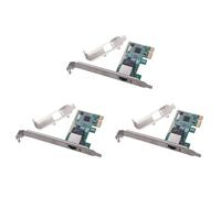 Glayent 3X 1000Mbps Gigabit Ethernet PCI Express PCI-e Scheda di Rete 10/100/1000M RJ45 Convertitore Adattatore LAN Controller di Rete