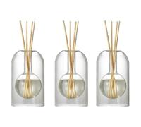 Glayent 3X Contenitori di Stoccaggio Bottiglie per Diffusore Bottiglia per Diffusore per Aromaterapia Diffusore Moderno Bottiglia in Vetro Organizzatori di Essenziali,A