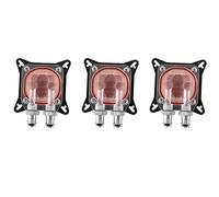 Glayent 3X Gpu Water Block Cooling Double Channel of Copper Column Scheda Video Image Radiatore Acqua 0.4mm per AMD W40