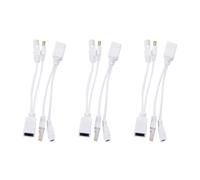 Glayent 3X Poe Power Over Ethernet Kit Cavi Cavetti Adattatori Splitter per LAN Rete