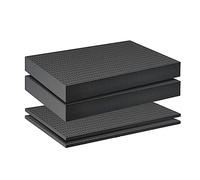 Glayent 4 inserti in schiuma per valigia, cubetti di attrezzi, cuscinetti in spugna antiurto 40 x 40 x 2 cm/40 x 40 x 5 cm